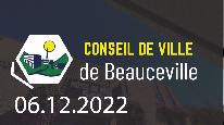 Conseil de ville de Beauceville du 6 dcembre 2022