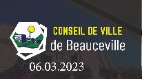 Conseil de ville de Beauceville du 6 mars 2023