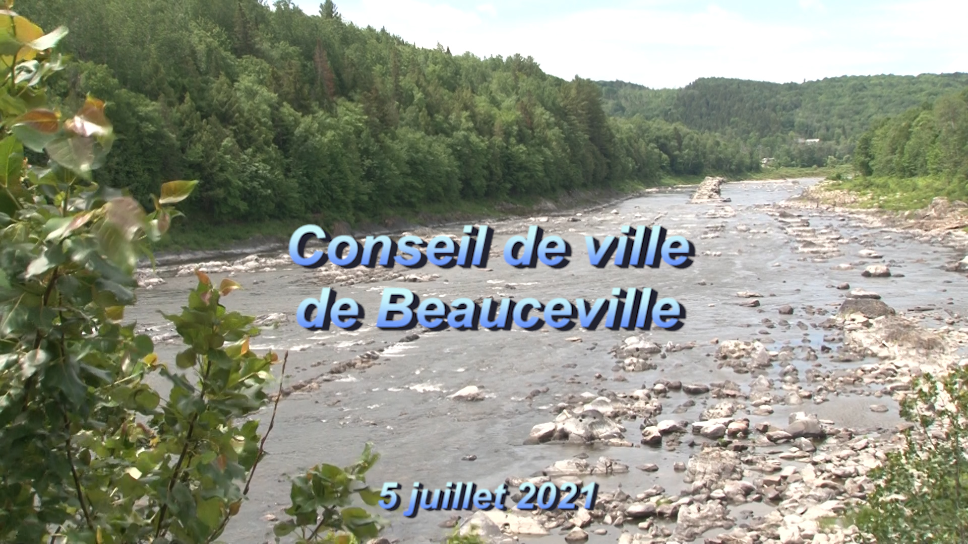 Conseil de ville de Beauceville du 5 juillet 2021