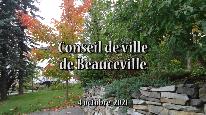 Conseil de ville de Beauceville du 4 octobre 2021