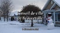 Conseil de ville de Beauceville du 6 dcembre 2021