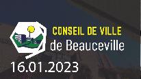 Conseil de ville de Beauceville du 16 janvier 2023